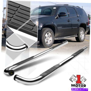 Nerf Bar Chrome 3 "TChXebvNERFo[jO{[h00-14[R/^z/02-16GXJ[h Chrome 3" Side Step Nerf Bar Running Board for 00-14 Yukon/Tahoe/02-16 Escalade