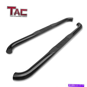 Nerf Bar 2007-2018̃W[vO[JK 2hA3 "TChXebvlto[jO{[hubN For 2007-2018 Jeep Wrangler JK 2 Door 3" Side Steps Nerf Bar Running Board Black