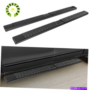 Nerf Bar 2007-2018̃W[vO[JK JKU 4hA6 "jO{[hnerfo[TChXebv for 2007-2018 Jeep Wrangler JK JKU 4 Door 6" Running Boards Nerf Bar Side Steps