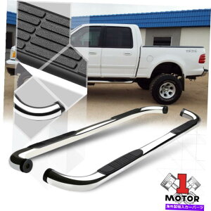 Nerf Bar 01-03tH[hF150N[/X[p[N[Lup̃N3 "TChXebvi[to[jO{[h Chrome 3"Side Step Nerf Bar Running Board for 01-03 Ford F150 Crew/SuperCrew Cab