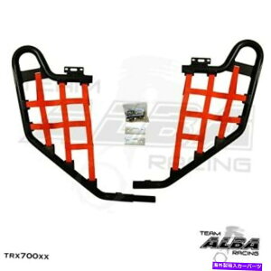 Nerf Bar Honda TRX 700XX NERF BARS ALBA RACING BLACK BAR RED NETS 233 T1 BR Honda TRX 700XX Nerf Bars Alba Racing Black bar Red nets 233 T1 BR�y���s�A���i�z