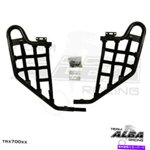 Nerf Bar Honda TRX 700XX NERF BARS ALBA RACING BLACK BAR BLACK NETS 233 T1 BB Honda TRX 700XX Nerf Bars Alba Racing Black bar Black nets 233 T1 BB�y���s�A���i�z