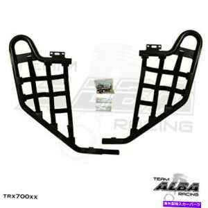 Nerf Bar Honda TRX 700XX NERF BARS ALBA RACING BLACK BAR BLACK NETS 233 T1 BB Honda TRX 700XX Nerf Bars Alba Racing Black bar Black nets 233 T1 BB�y���s�A���i�z