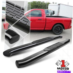 Nerf Bar 09-20 RAM 1500/2500/3500 REG CAB 2DR�p�̃u���b�N4 �ȉ~�`�̋Ȑ��T�C�h�X�e�b�vnerf�o�[ Black 4 Oval Curved Side Step Nerf Bar for 09-20 Ram 1500/2500/3500 Reg Cab 2Dr�y���s�A���i�z