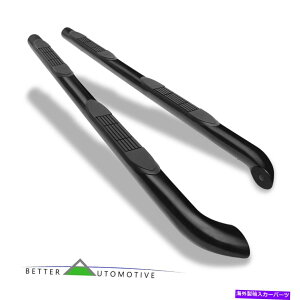 Nerf Bar 2008N2012ÑtH[hGXP[vi[to[jO{[h3 "ubNTChXebv[ 3" Black Side Step Rails for 2008-2012 Ford Escape Nerf Bars Running Boards