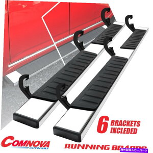 Nerf Bar 6 19-22�V�{���[�V���o���[�h�_�u���L���uS/S�̃����j���O�{�[�hNERF�o�[�T�C�h�X�e�b�v 6 Running Board Nerf Bar Side Step For 19-22 Chevy Silverado Double Cab S/S�y���s�A���i�z