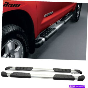 Nerf Bar �t�B�b�g07-21�g���^�c���h���N���[�}�b�N�X�L���u5�A���~�j�E���T�C�h�X�e�b�v�o�[�����j���O�{�[�h Fits 07-21 Toyota Tundra Crewmax Cab 5 In Aluminum Side Step Bars Running Boards�y���s�A���i�z