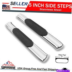 Nerf Bar �t�B�b�g2004-2014 Ford F-150���M�����[�L���u5 �p�Ȃ����i�[�t�o�[�����j���O�{�[�h Fit 2004-2014 Ford F-150 Regular Cab 5 Curved Nerf Bars Steps Running Boards�y���s�A���i�z