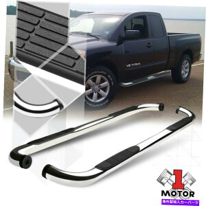 Nerf Bar 04-15̂߂Chrome3 "TChXebvNERFo[jO{[h Chrome 3" Side Step Nerf Bar Running Board for 04-15 Nissan Titan Extended Cab