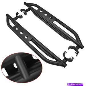 Nerf Bar 2007-2018̃jO{[hsĂX`[i[to[TChXebvW[vO[JK2hA Steel Nerf Bar Side Steps Running Boards for 2007-2018 Jeep Wrangler JK 2 Door