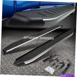 Nerf Bar 06-12̃g^RAV4 5.75 '^bN/ubNTChXebvo[i[tjO{[h FOR 06-12 TOYOTA RAV4 5.75' WIDE METALLIC/BLACK SIDE STEP BAR NERF RUNNING BOARD