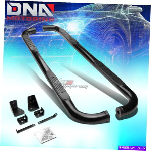 Nerf Bar 00-04 Dodge Dakota Quad/Ext Cab Black Milble Steel 3 "Side Step Nerf Bar Kit FOR 00-04 DODGE DAKOTA QUAD/EXT CAB BLACK MILD STEEL 3" SIDE STEP NERF BAR KIT