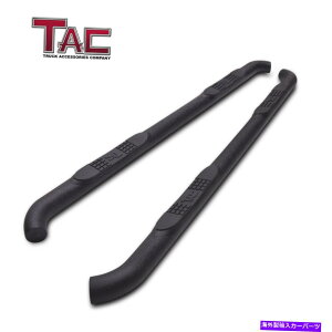 Nerf Bar 2022Ñg^chN[}bNX3 "eNX`ubNTChXebvi[to[Xebv[ For 2022 Toyota Tundra CrewMax 3" Texture Black Side Steps Nerf Bars Step Rails