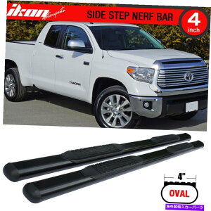 Nerf Bar �t�B�b�g07-21�g���^�c���h���_�u���L���u4�C���`�T�C�h�X�e�b�v�o�[�����j���O�{�[�h Fits 07-21 Toyota Tundra Double Cab 4 Inches Side Step Bar Running Boards�y���s�A���i�z