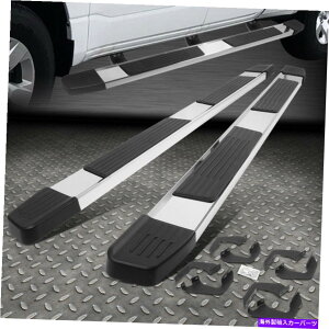 Nerf Bar 05-21トヨタタコマダブルキャブクロム6 "フラットステップナーフバーランニングボード FOR 05-21 TOYOTA TACOMA DOUBLE CAB CHROME 6" FLAT STEP NERF BAR RUNNING BOARDS
