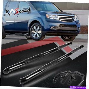 Nerf Bar 3 "ubNjO{[hEhTChXebvlto[09-15z_pCbgMRV SUV 3" Black Running Board Round Side Step Nerf Bar for 09-15 Honda Pilot MRV SUV