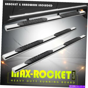Nerf Bar 07-18 GMC Sierra Crew Cab 4 "ランニングボードサイドステップNERF BAR CHROME OVAL For 07-18 GMC Sierra Crew Cab 4" Running Board Side Step Nerf Bar Chrome Oval