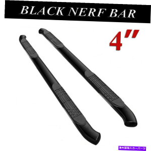 Nerf Bar 4 "2019-2022 GMC Sierra 1500g^NV[̑ȉ~`̘pȂnerfo[TChXebv 4" Oval Curved Nerf Bars Side Steps For 2019-2022 GMC Sierra 1500 Extended Cab
