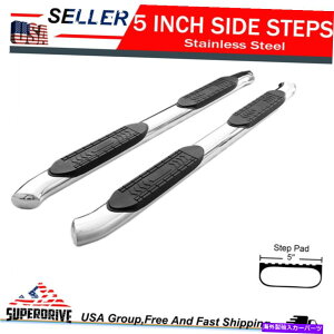 Nerf Bar 2009-2014 Ford F-150 Super Crew Cab 5 �ȉ~�`�̃����j���O�{�[�hNERF�o�[�T�C�h�X�e�b�v For 2009-2014 Ford F-150 Super Crew Cab 5 Oval Running Board Nerf Bar Side Step�y���s�A���i�z