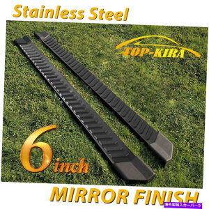 Nerf Bar tBbg2005-2021YteBAN[Lu6 "jO{[hnerfo[TChXebvv blk Fit 2005-2021 NISSAN Frontier Crew Cab 6" Running Board Nerf Bar Side Step V BLK