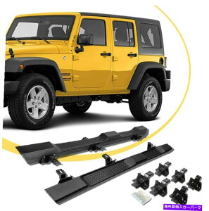 Nerf Bar 2007-2018 2017W[vO[JK 4hAjO{[hTChXebvi[to[ For 2007-2018 2017 Jeep Wrangler JK 4 Door Running Boards Side Steps Nerf Bars