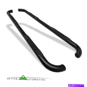 Nerf Bar 2003-2010��3 �u���b�N�T�C�h�X�e�b�v���[��Kia Sorento Nerf Bars�����j���O�{�[�h 3 Black Side Step Rails for 2003-2010 Kia Sorento Nerf Bars Running Boards�y���s�A���i�z
