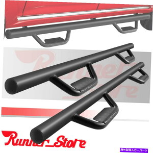 Nerf Bar 2007-2021�g���^�c���h���N���[�}�b�N�X�����j���O�{�[�h�l���t�o�[�T�C�h�X�e�b�vBLK BC For 2007-2021 Toyota Tundra Crew Max Running Board Nerf Bar Side Step BLK BC�y���s�A���i�z