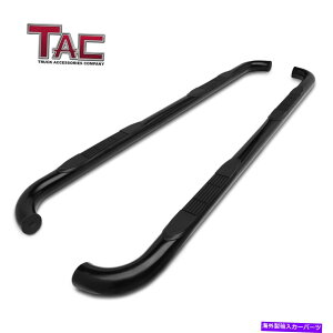 Nerf Bar 3 "1984N2000N̍TChXebvW[v`FL[4hAi[to[jO{[h 3" Black Side Steps for 1984-2000 Jeep Cherokee 4 Door Nerf Bars Running Boards