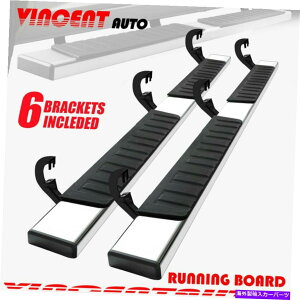 Nerf Bar 07-18シボレーシルバラード1500クルー6 "ランニングボードサイドステップナーフバークロムH For 07-18 CHEVY SILVERADO 1500 CREW 6" RUNNING BOARD SIDE STEP NERF BAR CHROME H