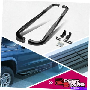 Nerf Bar 05-11_bW_R^NAbh/N[LuR[eBO{gI3 "TChXebvi[to[[ FOR 05-11 DODGE DAKOTA QUAD/CREW CAB COATED BOLT-ON 3" SIDE STEP NERF BAR RAIL