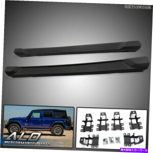 Nerf Bar 18-2019�ɓK���Ă��܂��W�[�v�����O���[JL 4�h�A�X�e�b�v�i�[�t�o�[�����j���O�{�[�h�}�b�g�u���b�N Fit For 18-2019 Jeep Wrangler JL 4-Door Step Nerf Bar Running Board Matte Black�y���s�A���i�z