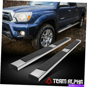 Nerf Bar tBbg2005-2022^R}[N[Lu]NXeX4.75 "tbg{[hTChlto[ Fits 2005-2022 Tacoma [CREW CAB] Chrome Stainless 4.75"Flat Board Side Nerf Bar