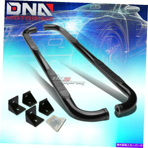 Nerf Bar 07-18pW[vO[JK/JKU SUVubN}ChX`[3 "TChXebvi[to[Lbg FOR 07-18 JEEP WRANGLER JK/JKU SUV BLACK MILD STEEL 3" SIDE STEP NERF BAR KIT