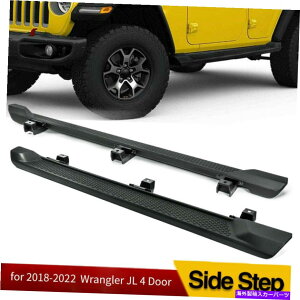 Nerf Bar 2018-2022 Jeep Wrangler JL 4DR 6 NERF�o�[�T�C�h�X�e�b�v�����j���O�{�[�h2020 2021 For 2018-2022 Jeep Wrangler JL 4DR 6 Nerf Bar Side Step Running Board 2020 2021�y���s�A���i�z