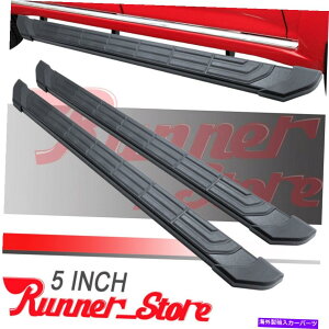 Nerf Bar 2007-2021g^chN[}bNX5 "lto[TChXebvjO{[hBLK FR For 2007-2021 TOYOTA Tundra Crew Max 5" Nerf Bar Side Step Running Board BLK FR