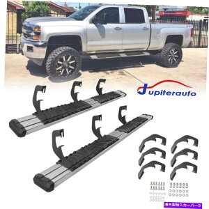 Nerf Bar 6 "jO{[hNERFo[̃TChXebv07-19Vo[hgLufNEW 6" Running Board Nerf Bars Side Step for 07-19 Silverado Extended Cab Model New