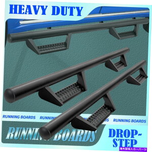 Nerf Bar 07-18Vo[h/VG_uLui[to[jO{[hBCK3 "TChXebv 3" Side Step For 07-18 Silverado/Sierra Double Cab Nerf Bar Running Board BCK