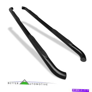 Nerf Bar 3 "21-22tH[huR4hAi[to[jO{[ĥ߂̃ubNTChXebv[ 3" Black Side Step Rails for 21-22 Ford Bronco 4 Door Nerf Bars Running Boards