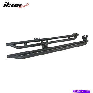 Nerf Bar tBbg07-18W[vO[jk4hAIt[hTChXebvA[}[h Fits 07-18 Jeep Wrangler JK 4 DOOR Off Road Side Steps Armor Unpainted