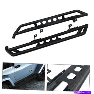 Nerf Bar jO{[hTChXebv2007-2018̂߂̃i[to[ubNW[vO[JK2hA Running Boards Side Steps Nerf Bar Black For 2007-2018 Jeep Wrangler JK 2 Door