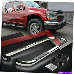 Nerf Bar 3 "04-12Rh/GMCLjIext Cab̂߂̃NjO{[hTChXebvnerfo[ 3" Chrome Running Board Side Step Nerf Bar for 04-12 Colorado/GMC Canyon Ext Cab