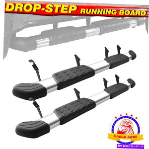 Nerf Bar tBbg07-21g^chN[}bNXjO{[hTCho[lto[OEX^Cs/s Fit 07-21 Toyota Tundra Crew Max Running Board Side Bar Nerf Bar OE Style S/S