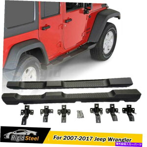 Nerf Bar 2007-2017 Jeep Wrangler JK Unlimited 4DR�T�C�h�X�e�b�v�����j���O�{�[�hNERF�o�[ For 2007-2017 Jeep Wrangler JK Unlimited 4Dr Side Step Running Board Nerf Bars�y���s�A���i�z