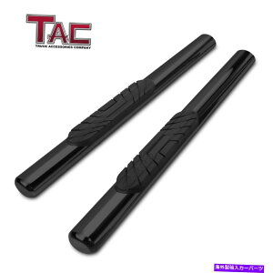 Nerf Bar 2007-2018̃W[vO[JK 2hA4 "ȉ~`̃TChXebvi[to[jO{[h For 2007-2018 Jeep Wrangler JK 2 Door 4" Oval Side Steps Nerf Bars Running Board