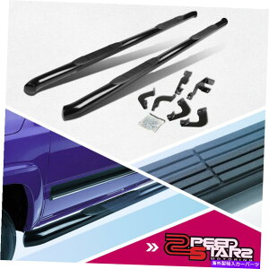 Nerf Bar 05-20̃g^^R}_uLuR[eBO{gIyA3 "TChXebvi[to[[ FOR 05-20 TOYOTA TACOMA DOUBLE CAB COATED BOLT-ON PAIR 3"SIDE STEP NERF BAR RAIL