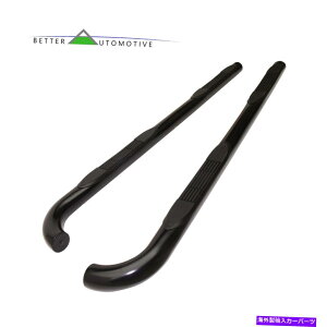 Nerf Bar 3 �g���^2010-2013�̃u���b�N�T�C�h�X�e�b�v4Runner SR5/2010-2022���~�e�b�h�l���t�o�[ 3 Black Side Steps for Toyota 2010-2013 4Runner SR5/2010-2022 Limited Nerf Bars