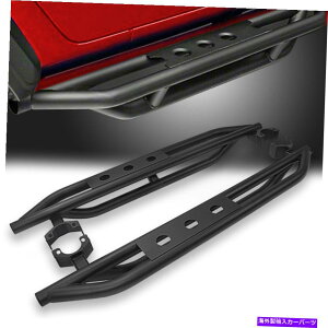 Nerf Bar 2007-2018̃jO{[hsĂX`[i[to[TChXebvW[vO[JK2hA Steel Nerf Bar Side Steps Running Boards for 2007-2018 Jeep Wrangler JK 2 Door