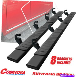 Nerf Bar 6 07-18�V�{���[�V���o���[�h�N���[�L���u�u���N�̃����j���O�{�[�hnerf�o�[�T�C�h�X�e�b�v 6 Running Board Nerf Bar Side Step For 07-18 Chevrolet Silverado Crew Cab BLK�y���s�A���i�z