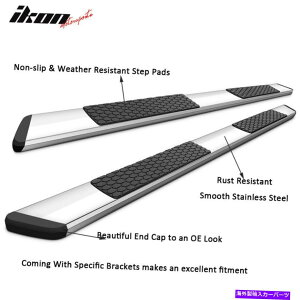 Nerf Bar フィット19-22 RAM 1500クアッドOEスタイルクロム5インサイドステップナーフバーランニングボード Fits 19-22 Ram 1500 Quad OE Style Chrome 5in Side Step Nerf Bars Running Boards
