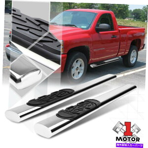 Nerf Bar Chrome 6 "TChXebvNERFo[jO{[h99-14 SILVERADO/SIERRA REG CAB Chrome 6" Side Step Nerf Bar Running Board for 99-14 Silverado/Sierra Reg Cab
